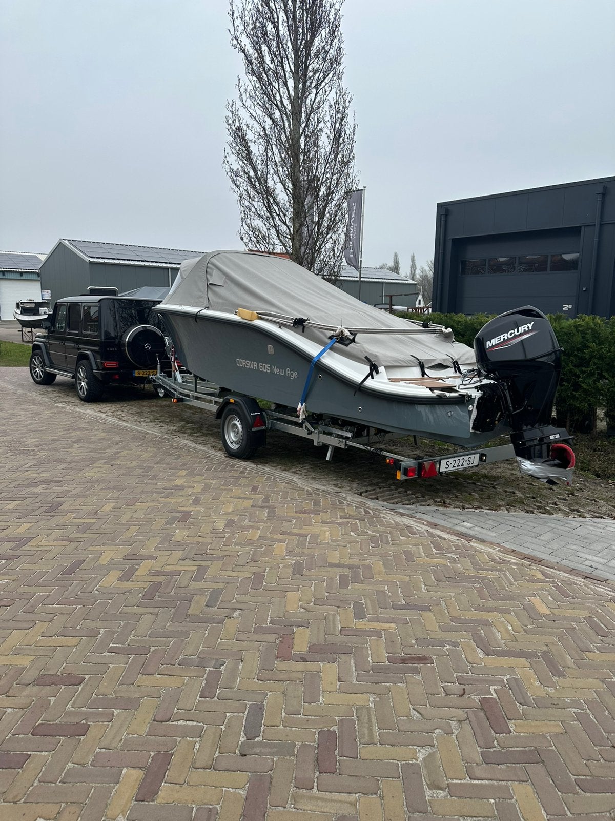 Corsiva 605 tender sloep 505 quicksilver bayliner mercury, Watersport en Boten, Ophalen, 60 pk, Tender, 2 m