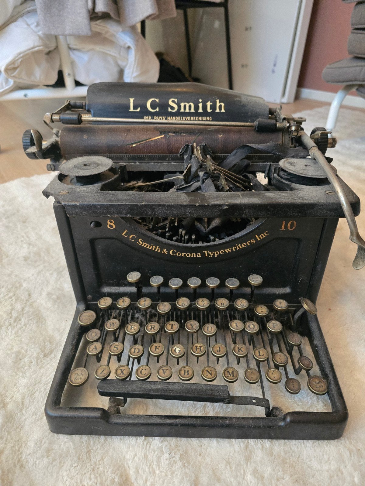 Type-machine LC Smith, Diversen, Ophalen