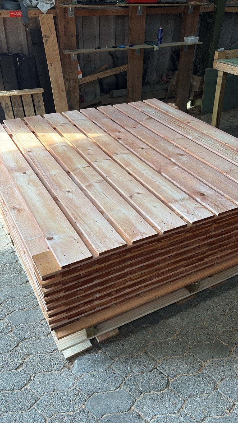 50 stuks douglas schermen te koop nieuw!!, Tuin en Terras, Schuttingen, 1 tot 2 meter, Minder dan 3 meter, Nieuw, Ophalen of Verzenden