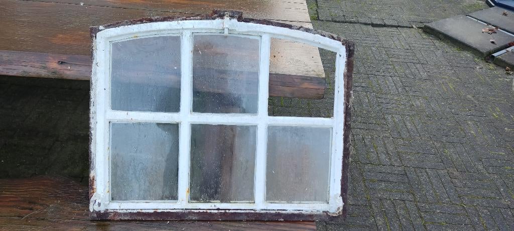 stal raampjes, Doe-het-zelf en Verbouw, Glas en Ramen, Ophalen, Gevelraam of Ruit, Gebruikt, Minder dan 80 cm