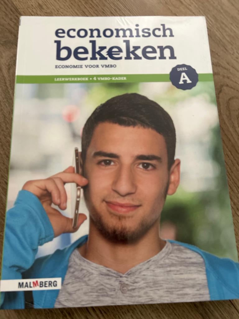 Economisch Bekeken Leerwerkboek VMBO KGT deel A en B, Ophalen of Verzenden, Nieuw, VMBO, Economie