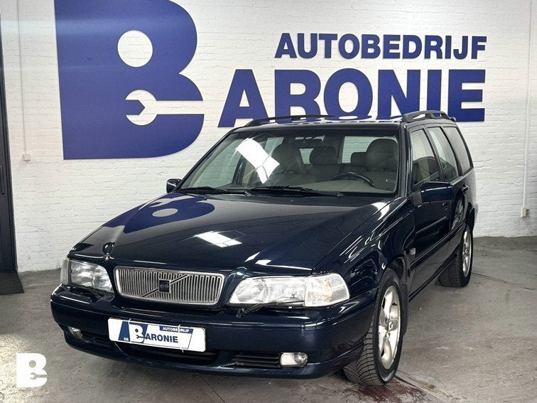 Volvo V70 2.5 Exclusive-Line automaat, Gebruikt, Beige, Blauw, Onderhoudsboekje