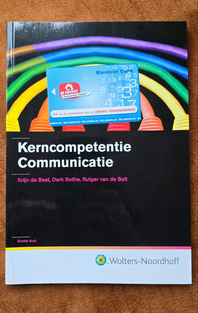 Kerncompetentie Communicatie - Studieboek, Zo goed als nieuw, HBO, Ophalen of Verzenden, Gamma