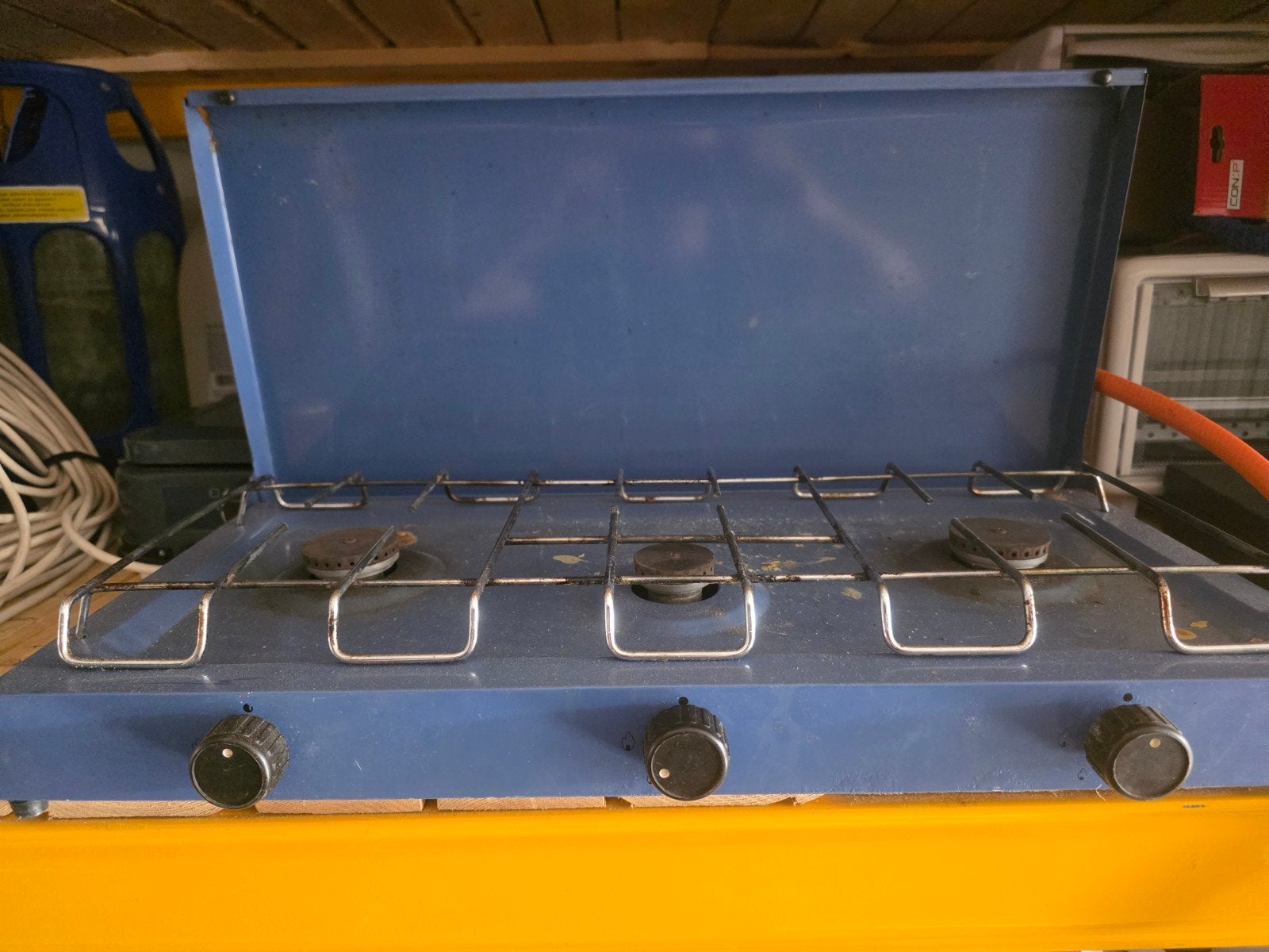 Campingaz tweepits kookstel - Ideaal voor camping, Ophalen of Verzenden, Gebruikt