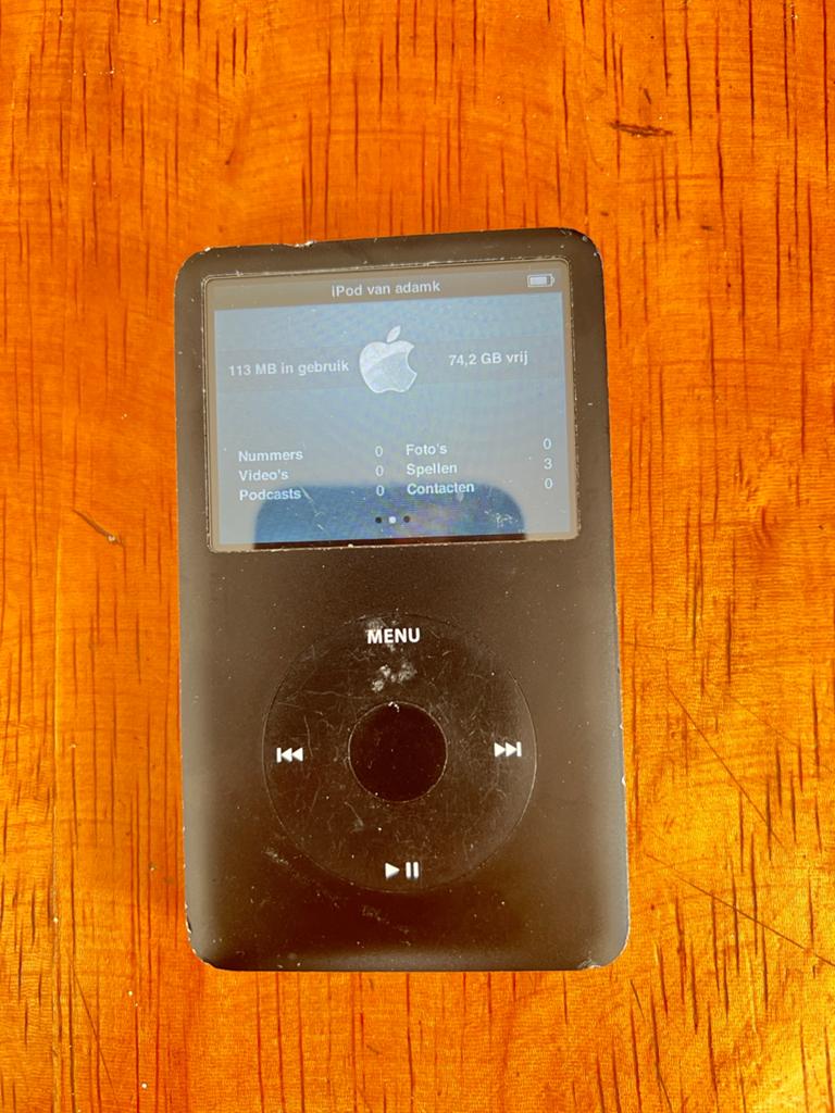 Apple iPod Classic 7e generatie 80GB Zwart, Audio, Tv en Foto, Mp3-spelers | Apple iPod, Ophalen, 40 GB en meer, Classic, Zwart