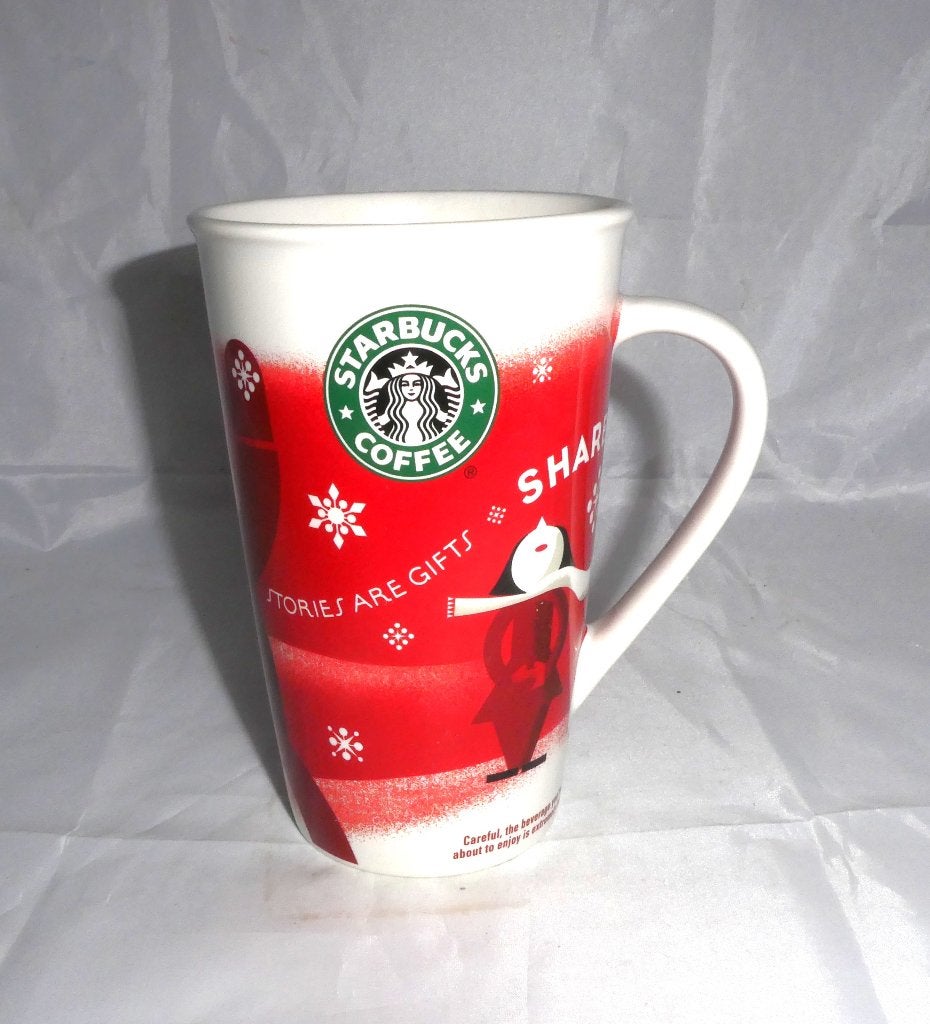 Starbucks Kerstmok 2010 Stories are Gifts SHARE, Huis en Inrichting, Keuken | Servies, Ophalen of Verzenden, Zo goed als nieuw