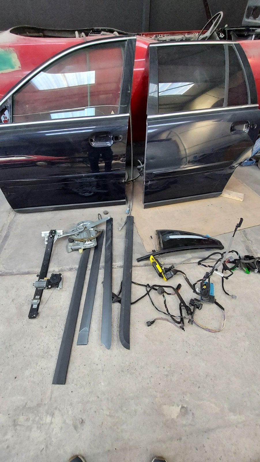 Volvo XC90 Deur linksachter 2003-2013, Auto-onderdelen, Ophalen of Verzenden, Volvo, Voor, Deur