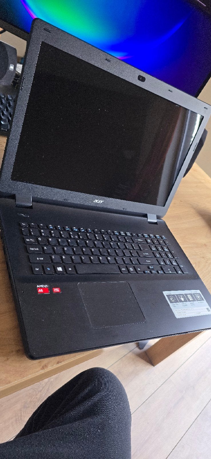 Acer Aspire E 17 E5-721-630T Laptop AMD A6, 8GB RAM, 1TB HD, Computers en Software, Ophalen, Gebruikt, 2 tot 3 Ghz, Qwerty