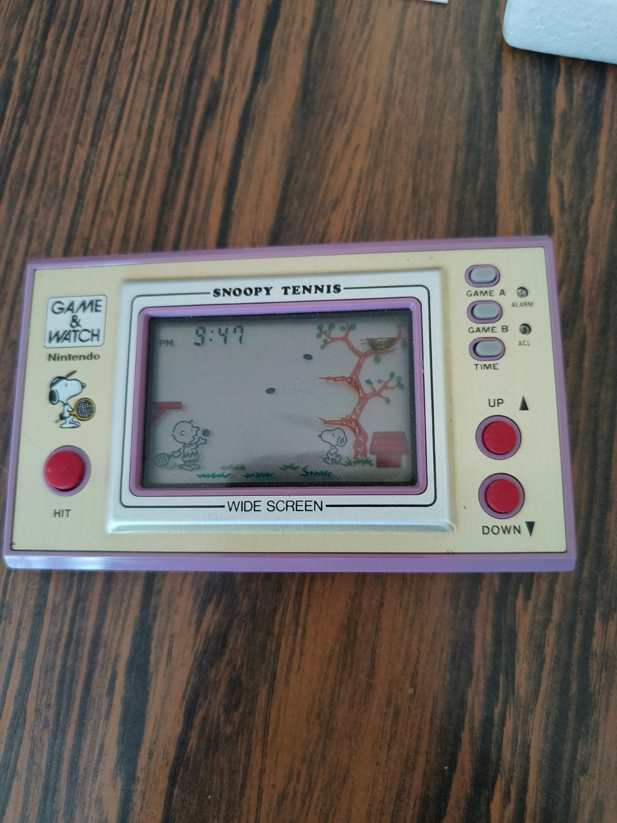 Nintendo Game & Watch Snoopy Tennis Wide Screen (SP-30), Spelcomputers en Games, Spelcomputers | Overige, Gebruikt, Nintendo, Ophalen of Verzenden