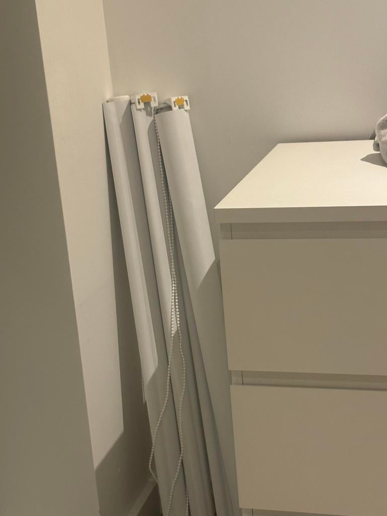 Witte jaloezieën 90 x 250 cm, Huis en Inrichting, Stoffering | Gordijnen en Lamellen, Ophalen, Gebruikt, 200 cm of meer, Wit