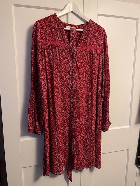 GARCIA - tuniek fuchsia/ chocolade maat XXL, Kleding | Dames, Blouses en Tunieken, Verzenden, Maat 46/48 (XL) of groter, Zo goed als nieuw