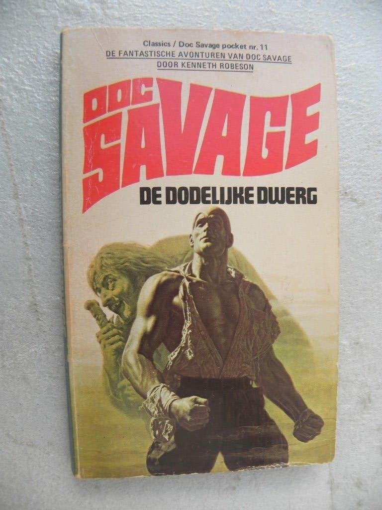 Doc Savage: De dodelijke dwerg, Kenneth Robeson, Ophalen of Verzenden, Gelezen