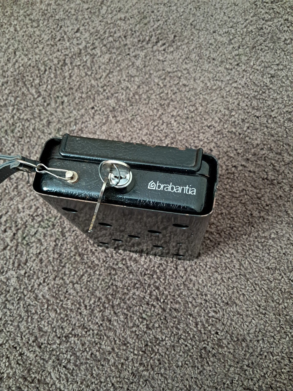 Brabantia Brandkastje / Kluisje met Sleutel, Ophalen of Verzenden, Gebruikt, Brandkast