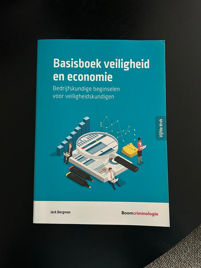 Basisboek veiligheid en economie - Jack Bergman, Boeken, Studieboeken en Cursussen, Ophalen, Gamma, Nieuw, HBO