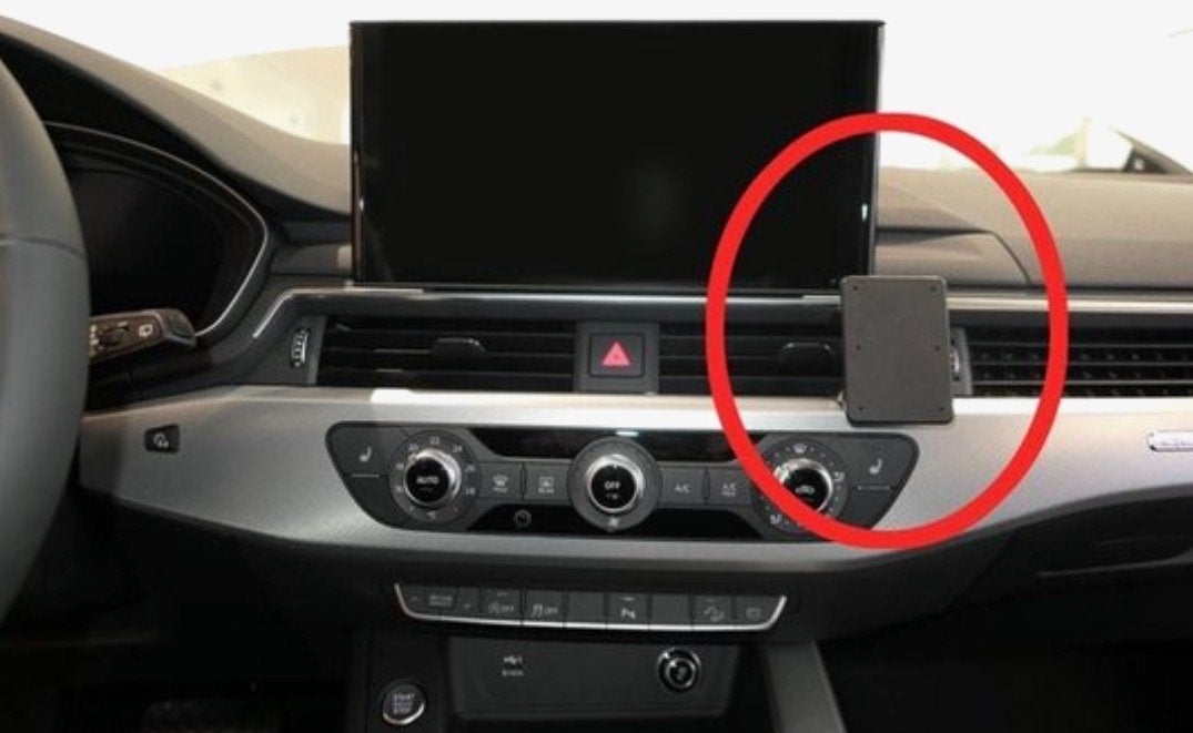 Brodit telefoonhouder met magsafe oplader audi A4 B9/B9,5, Ophalen of Verzenden, Gebruikt