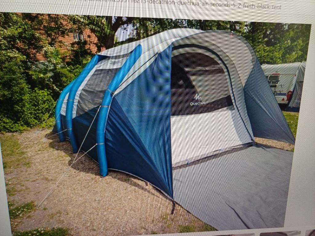 opblaasbare tent 5 persoons. Momenteel 500 euro nieuwprijs, Ophalen of Verzenden, Zo goed als nieuw, Tot en met 5
