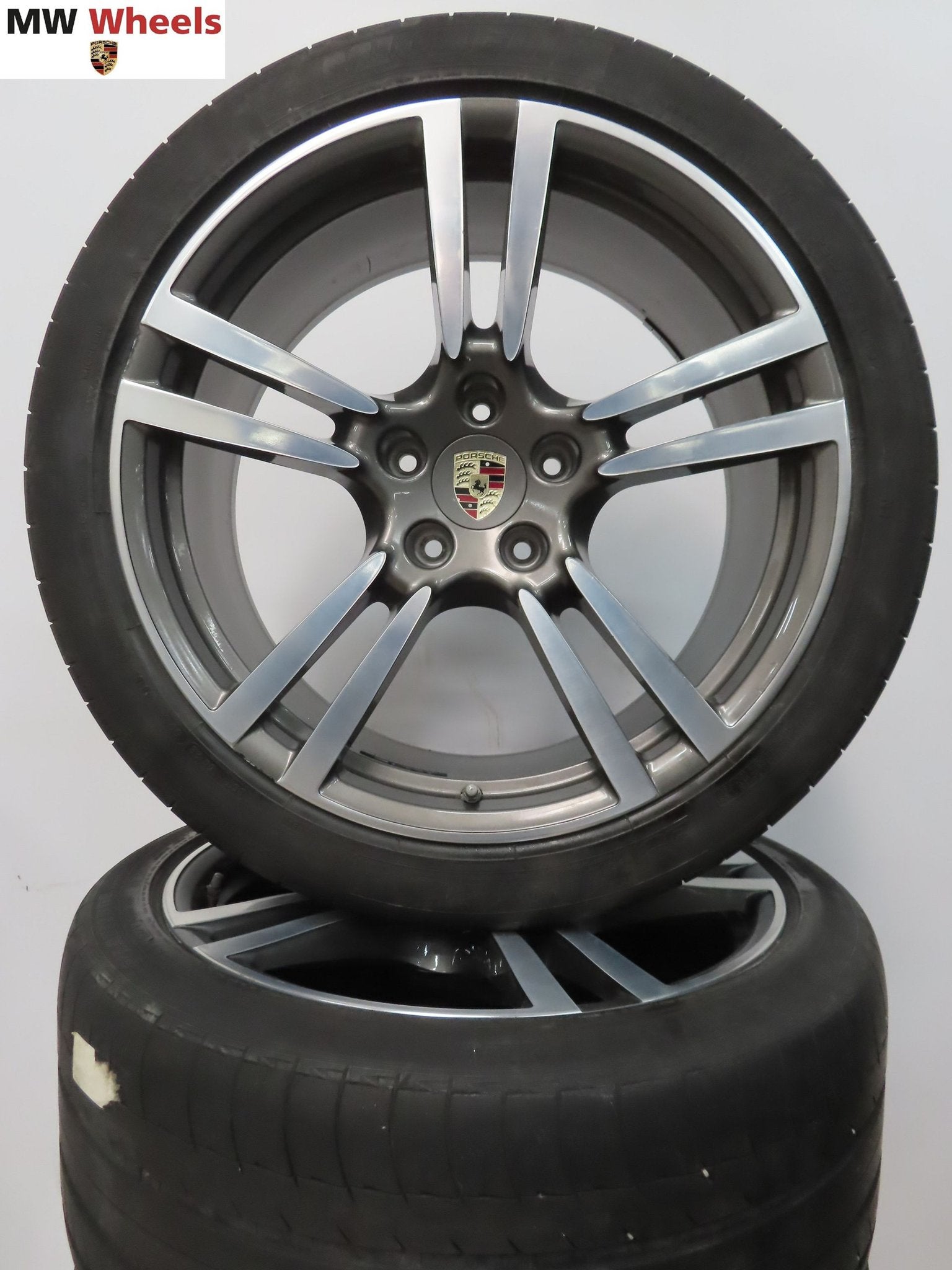 Porsche Cayenne Turbo II 21 inch velgen met zomerbanden, Gebruikt, 295 mm, -, -
