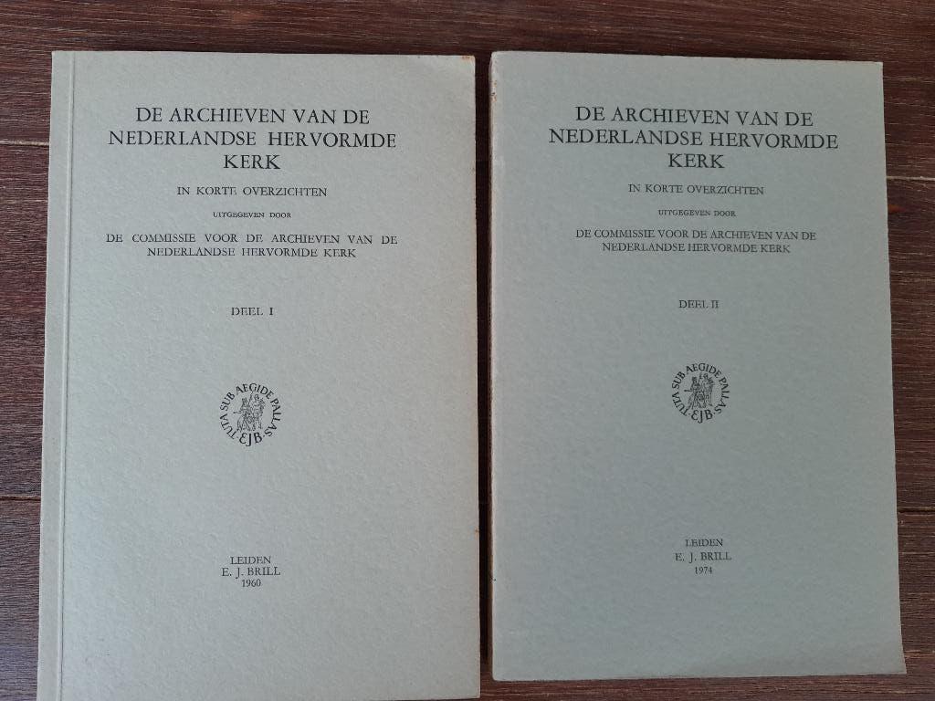 De archieven van de Nederlandse Hervormde Kerk, Mr S.J. Fockema Andreae en Dr J.P. van Dooren, Ophalen of Verzenden, Zo goed als nieuw