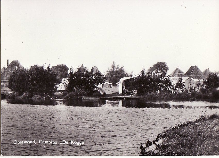 Oostwoud (NH) Camping De Kogge 1970., Ophalen, 1960 tot 1980, Ongelopen, Noord-Holland