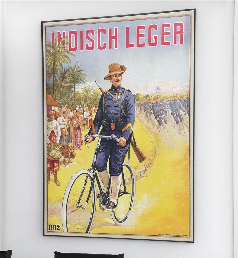 Indisch Leger KNIL Propaganda Poster Nederlands Indie, Verzamelen, Militaria | Algemeen, Verzenden, Landmacht, Nederland, Foto of Poster