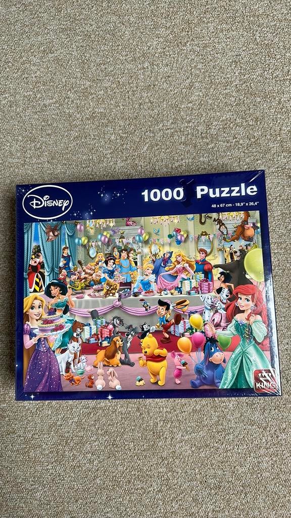 Disney Legpuzzel 1000 stukjes - NIEUW in folie!, Ophalen, 500 t/m 1500 stukjes, Zo goed als nieuw, Legpuzzel