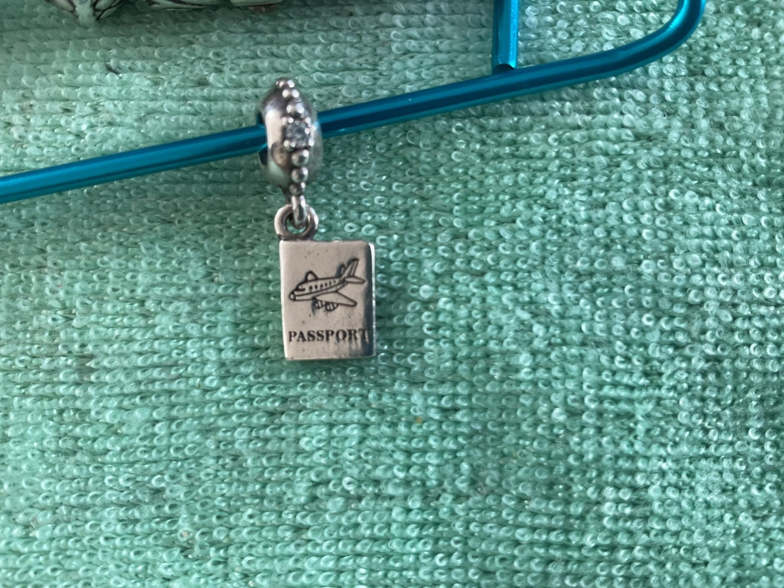 Pandora Bedel Paspoort, Verzenden, Zo goed als nieuw, Zilver, Pandora