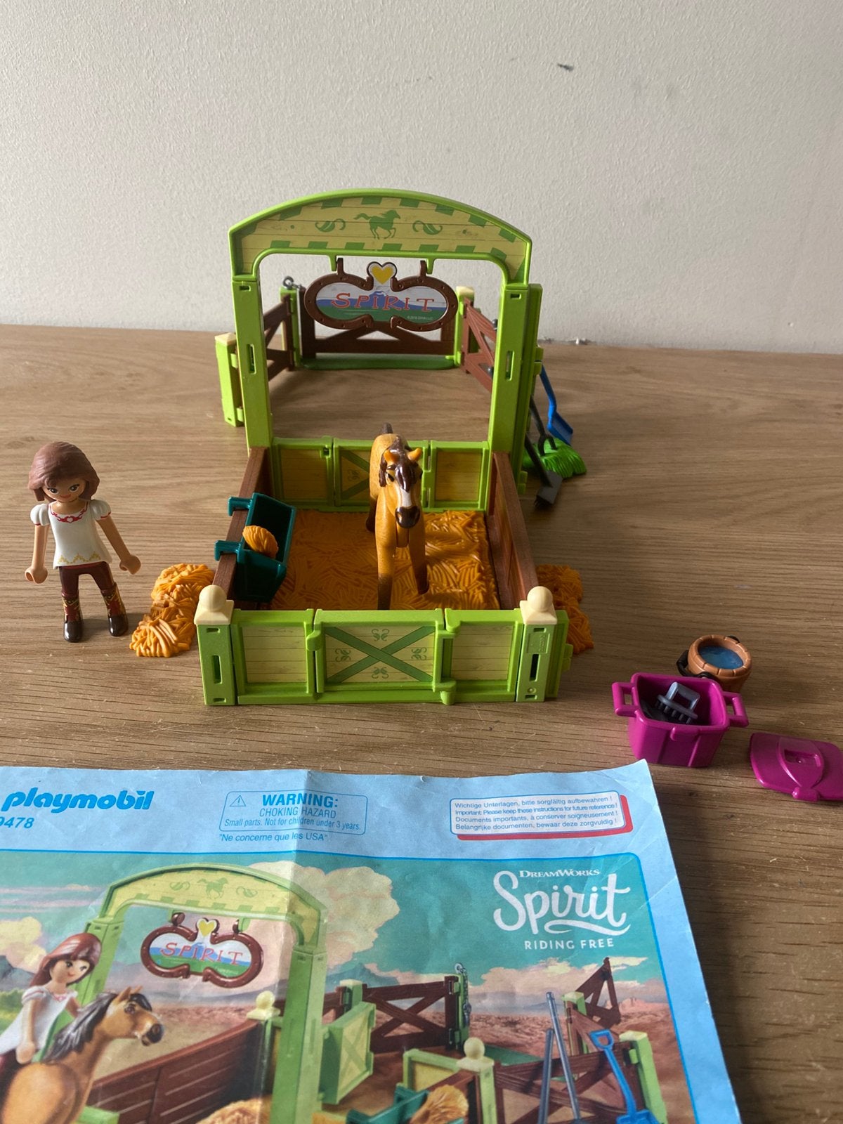 Playmobil spirit & lucky 9478, Kinderen en Baby's, Speelgoed | Playmobil, Complete set, Overige typen, Ophalen of Verzenden, Zo goed als nieuw