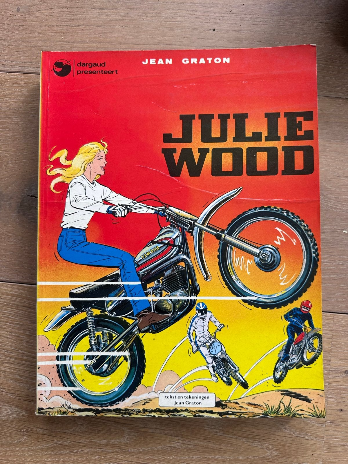 Julie Wood - Duivelse Motoren & Julie Wood (2 stripboeken), Meerdere stripboeken, Ophalen of Verzenden, Gelezen