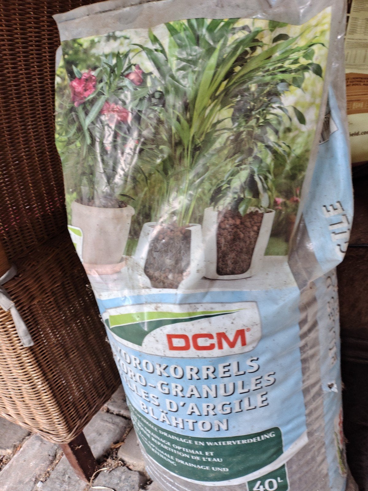 dcm hydrokorrels 40 liter, Ophalen