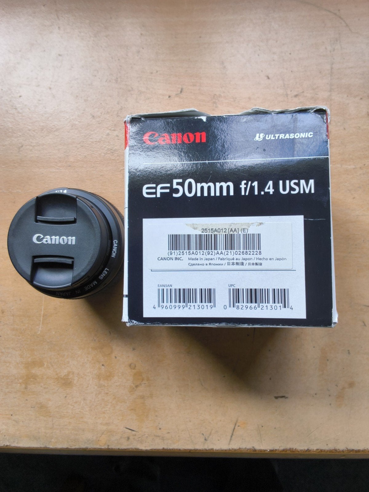 Canon EF 50mm 1:1,4 USM, Ophalen of Verzenden, Zo goed als nieuw, Standaardlens, Zoom