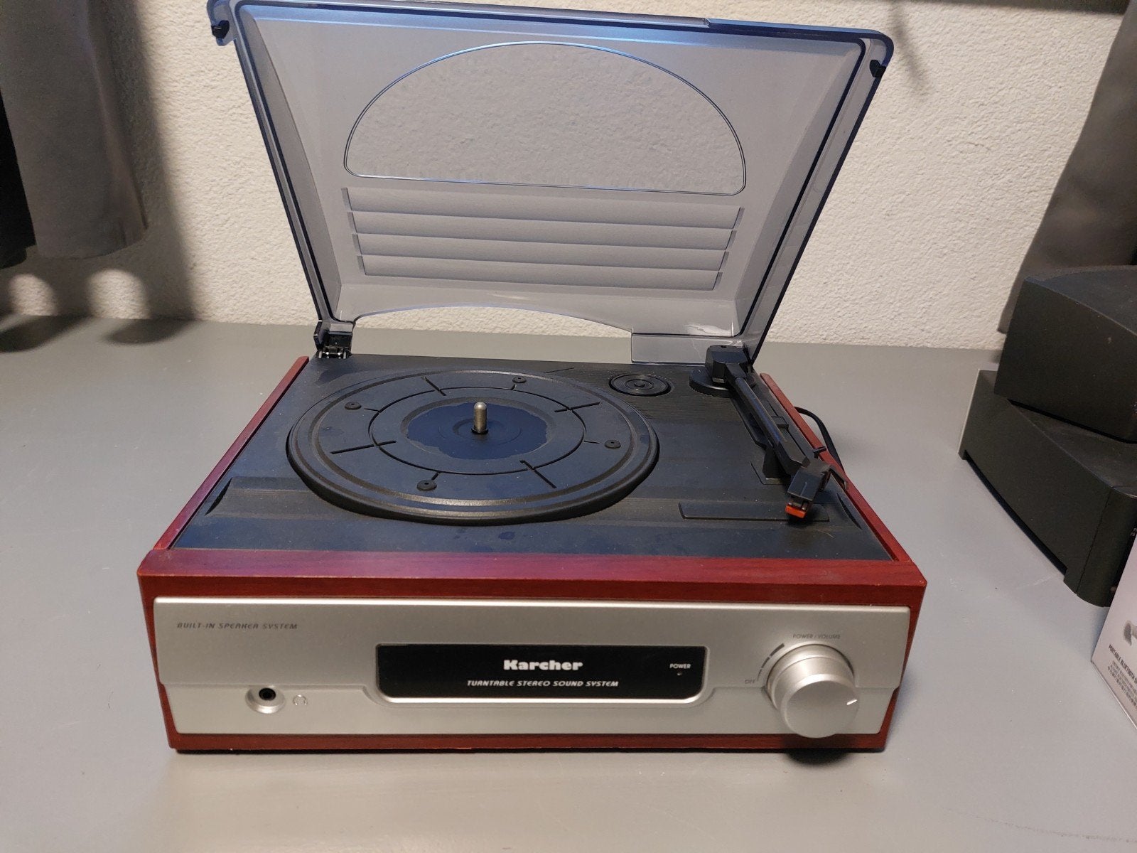 Karcher KA 8050 Platenspeler Stereo Sound System, Ophalen of Verzenden, Zo goed als nieuw, Platenspeler, Overige merken