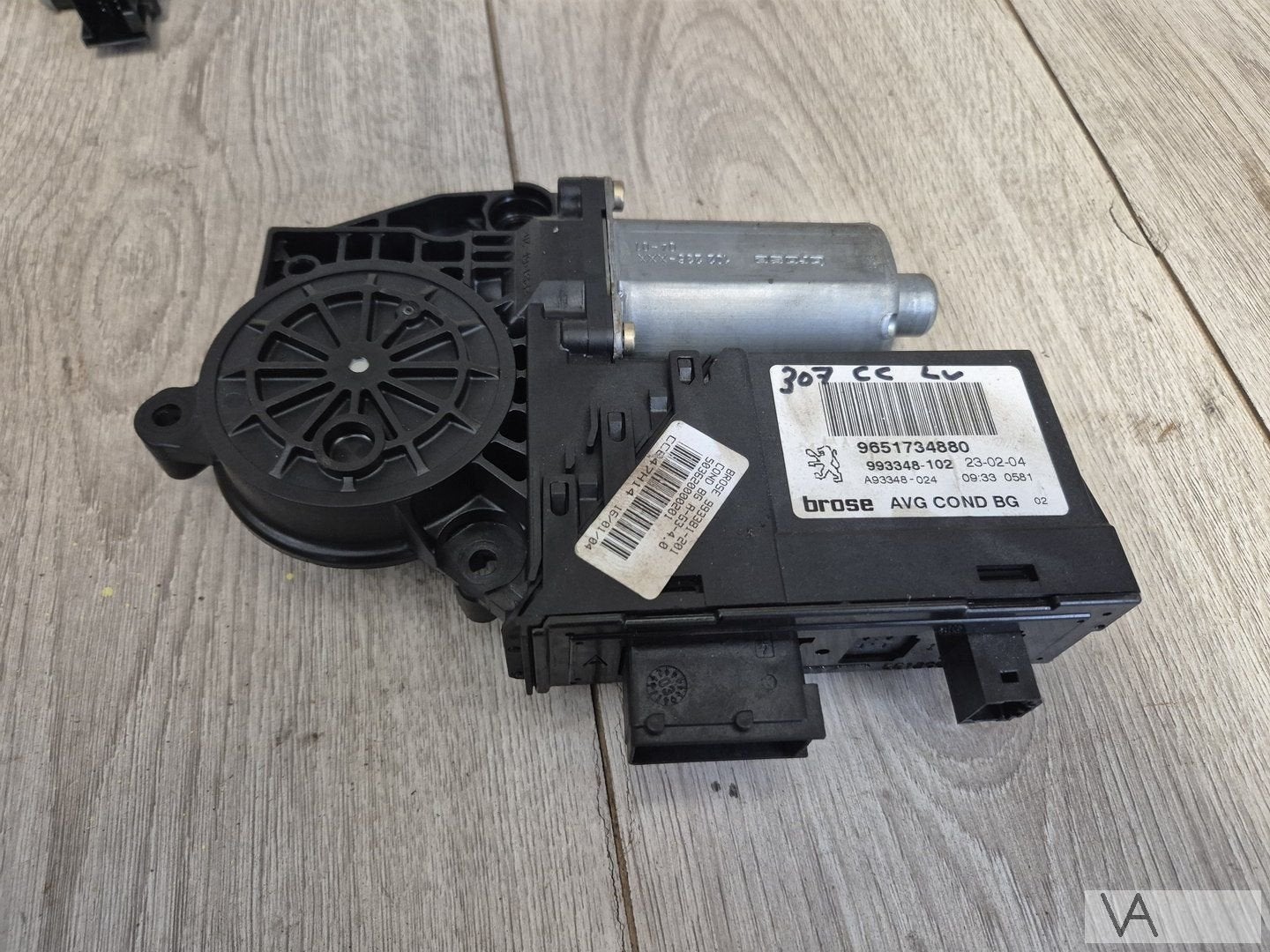 Peugeot 307 cc 2004 - 2006 raammotor links voor 9651734880, Gebruikt, -, -, Ophalen of Verzenden