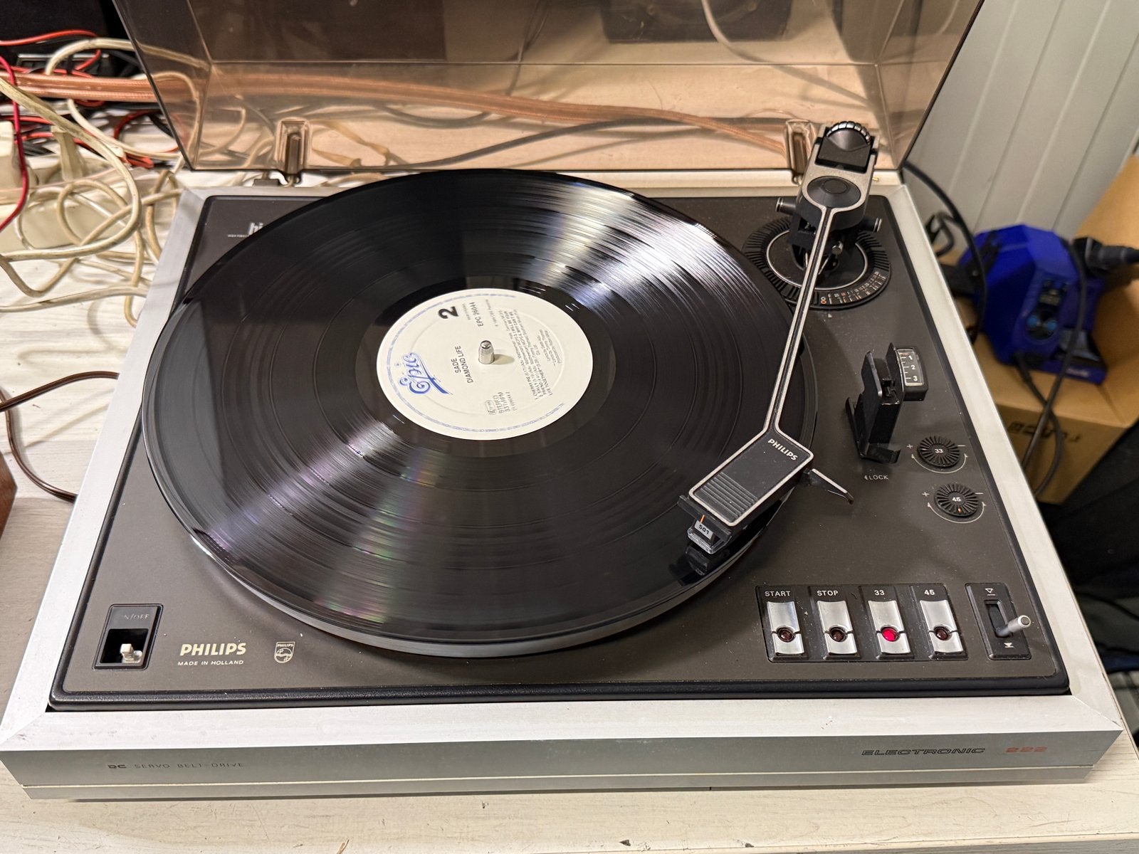 Philips draaitafel 222, Muziek en Instrumenten, Dj-sets en Draaitafels, Gebruikt, Philips, Philips, Philips