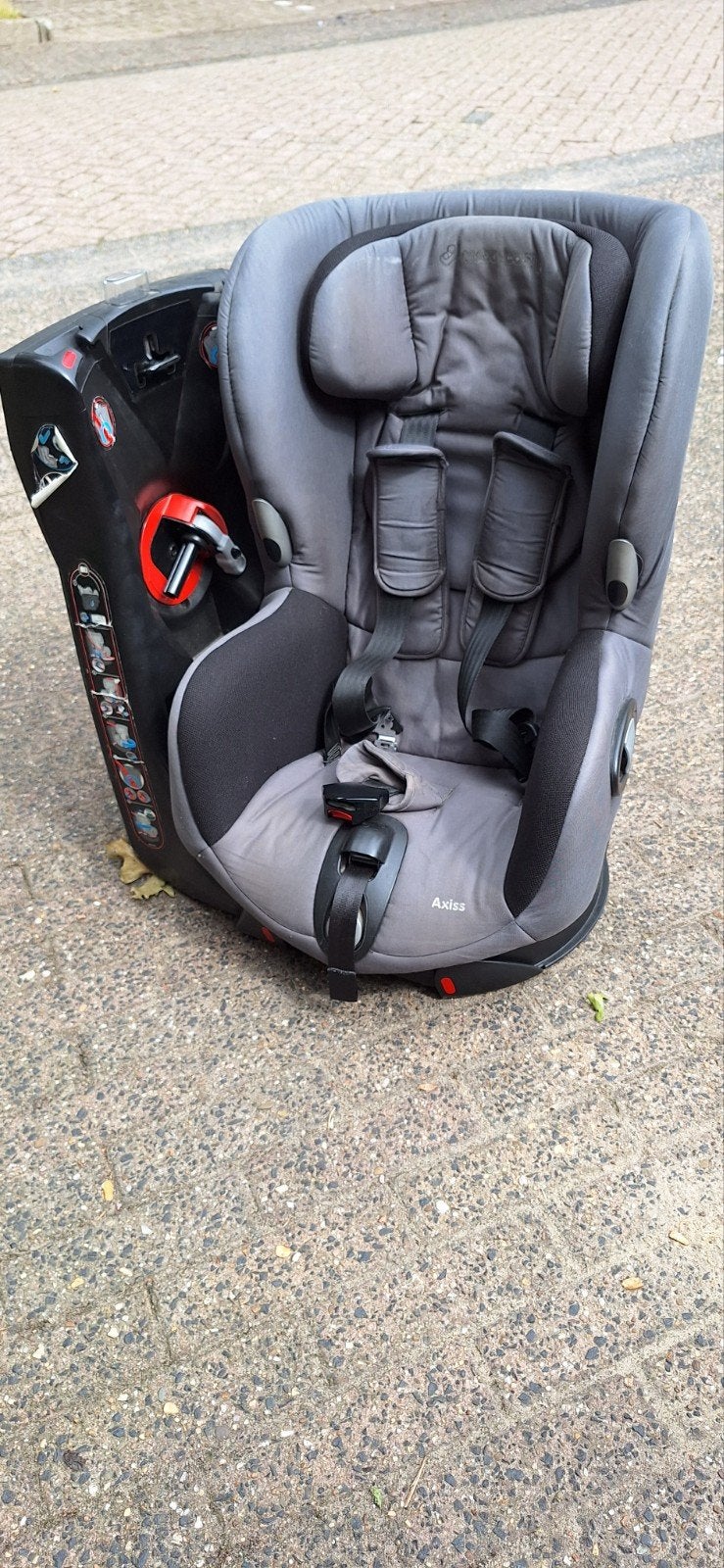 Maxi-Cosi Axiss autostoel - Grijs, draaibaar, Ophalen, 9 t/m 18 kg, Verstelbare rugleuning, Maxi-Cosi