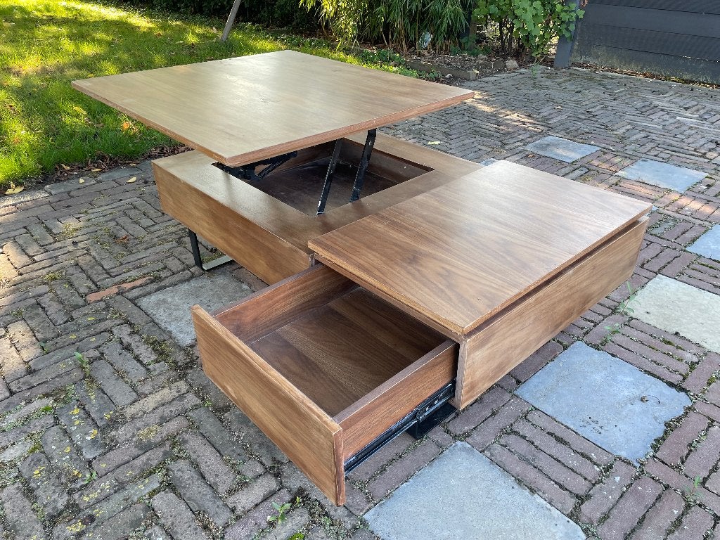 Salontafel, Huis en Inrichting, Tafels | Salontafels, Ophalen, Gebruikt, 100 tot 150 cm, 50 tot 100 cm