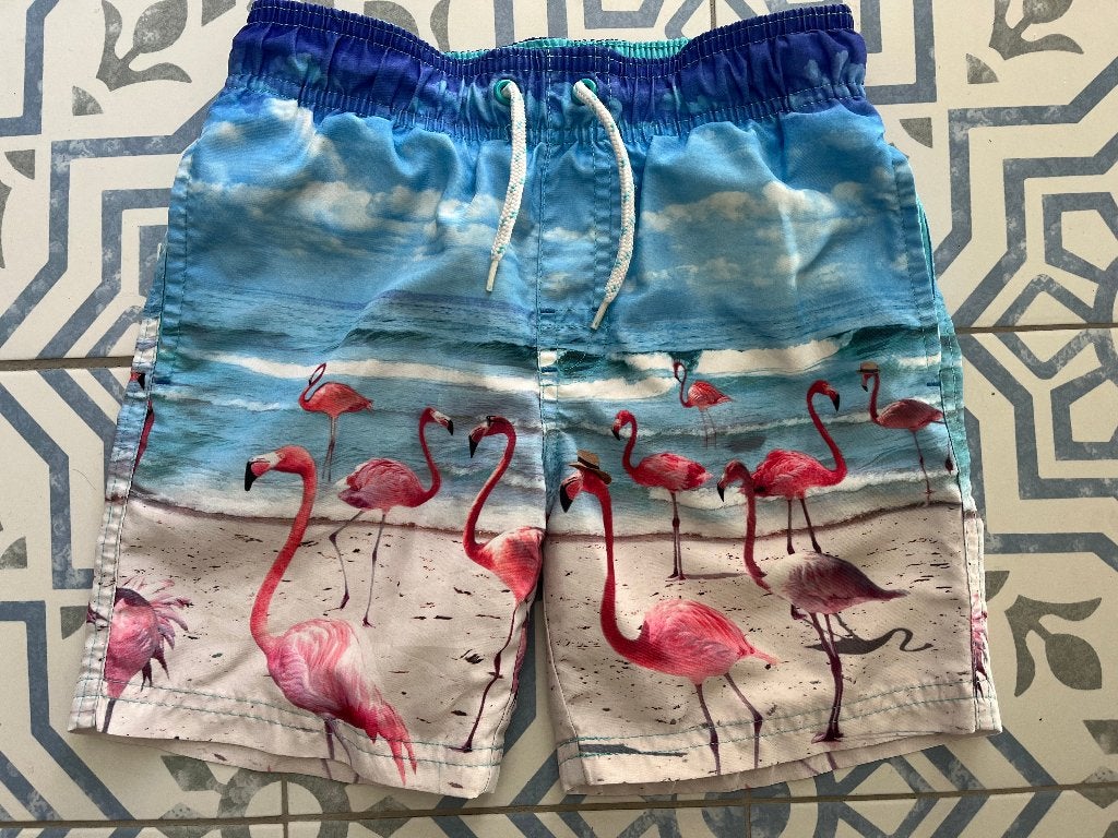 Zwemshort Flamingo 116, Sport- of Zwemkleding, Ophalen of Verzenden, Zo goed als nieuw, Primark