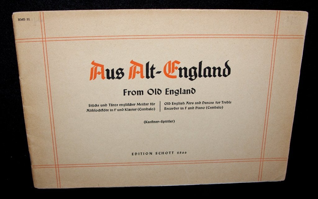Aus Alt England - Stucke Unt Tanze Englischer Meister Fur Al, Gebruikt, Piano, Klassiek, Ophalen of Verzenden
