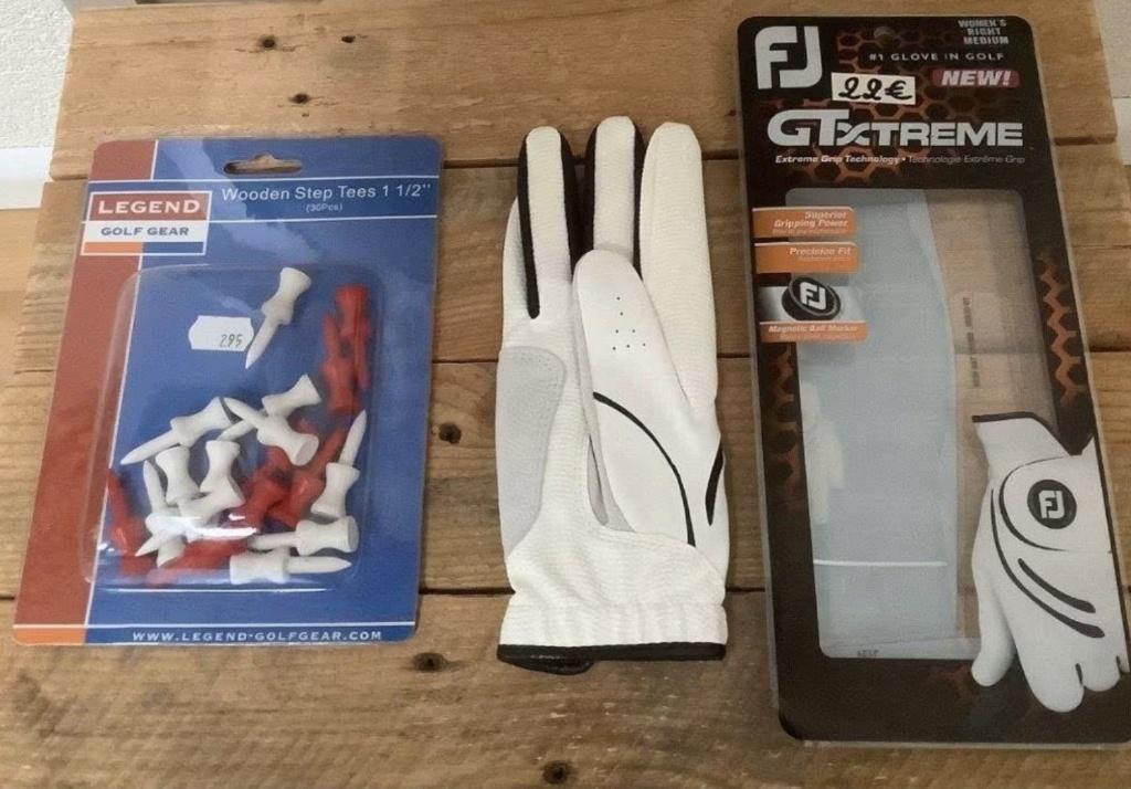 golf accessoires // benodigdheden. Nieuw en ZGAN, Sport en Fitness, Golf, Ophalen of Verzenden, Zo goed als nieuw, Kleding