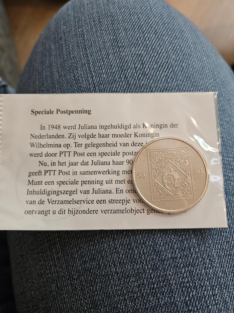 Speciale Postpenning Inhuldiging Juliana 1948, Ophalen of Verzenden