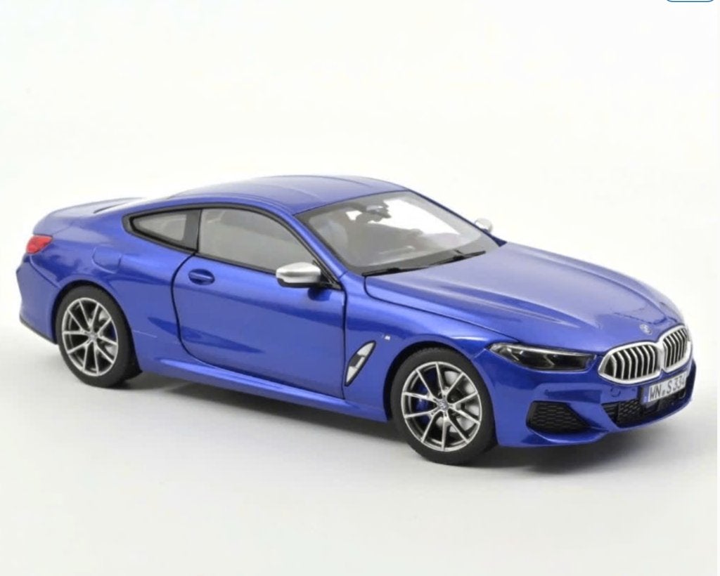 BMW M850i 2019 Blauw metallic NOREV schaal 1/18 ref. 183286, Verzenden, Nieuw, Auto, Norev