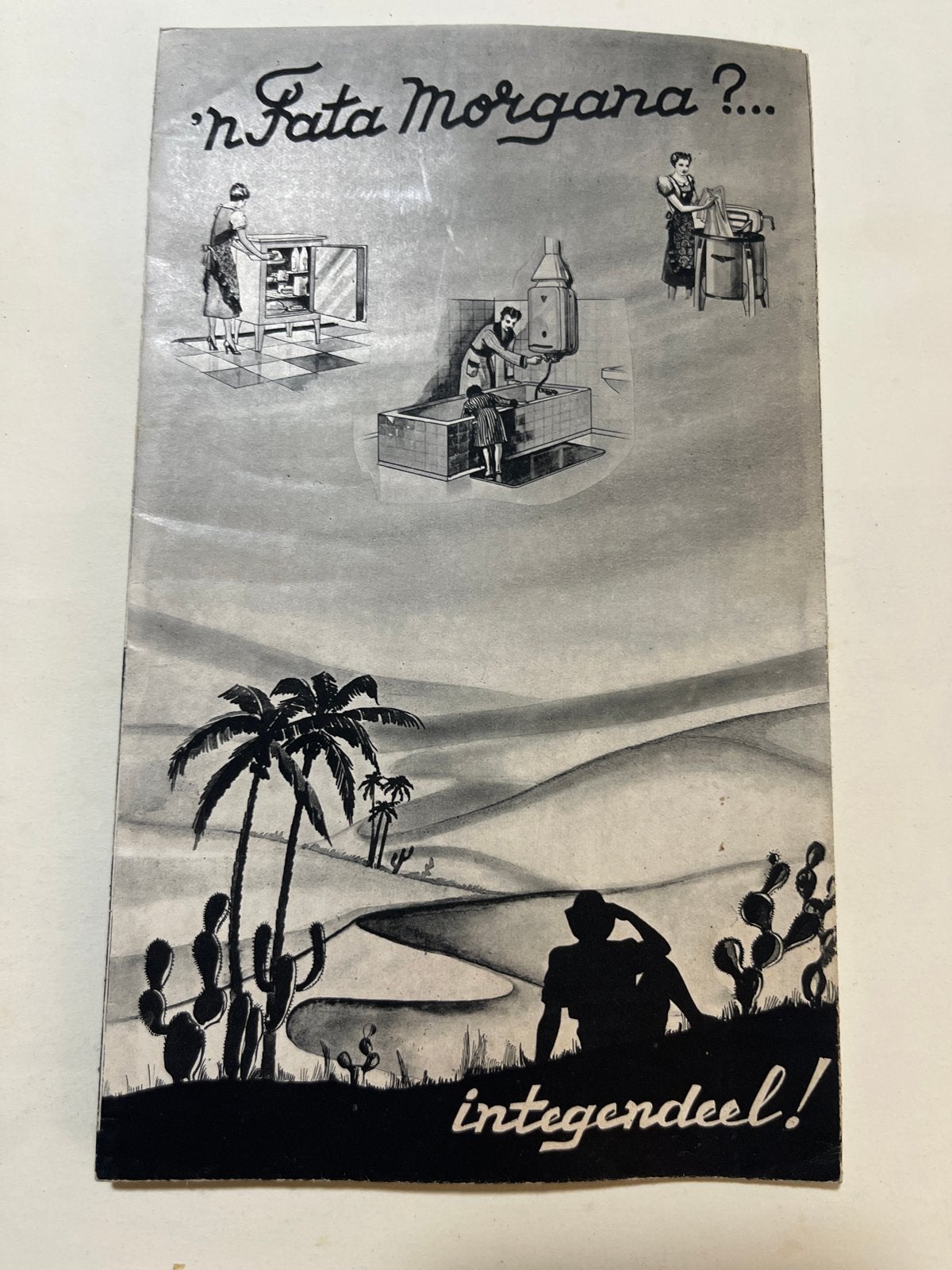 Unieke oude ephemera / papierwaren jaren '30, Ophalen of Verzenden, Gelezen, Folder