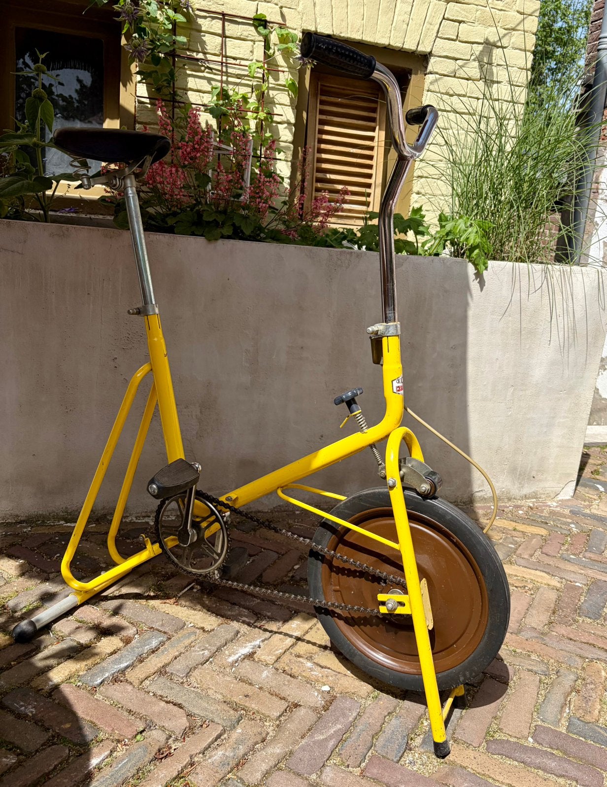 Vintage retro kettler hometrainer winkeldecoratie, Ophalen