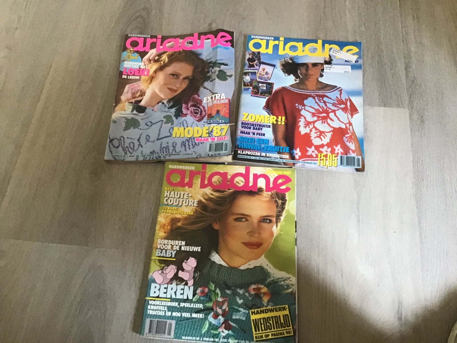 Ariadne Tijdschriften Jaren '80 (3 stuks)met inlegvellen, Boeken, Ophalen of Verzenden, Gelezen, Overige typen