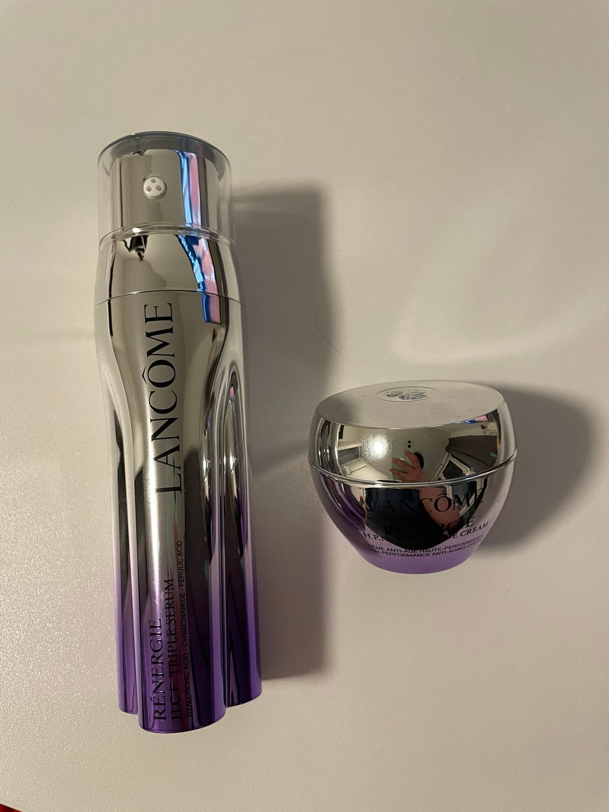 Lancôme Renergie serum and cream, Ophalen, Nieuw, Batterij