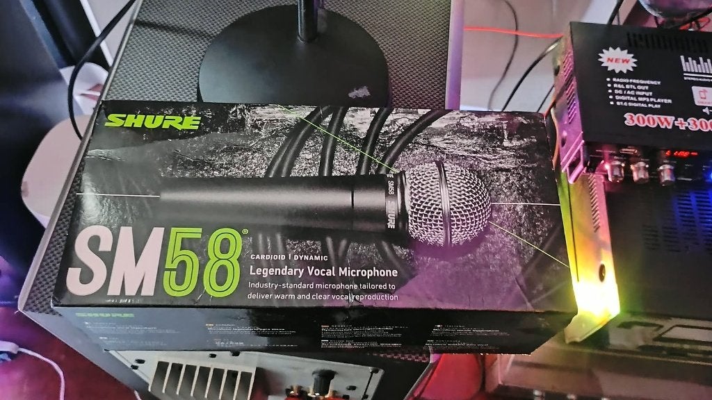 Shure SM58 vocal microfoon in originele doos, Ophalen of Verzenden, Zo goed als nieuw, Zangmicrofoon