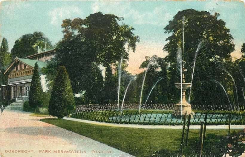 380-919-045 Dordrecht Park Merwestein, Verzenden, Voor 1920, Zuid-Holland