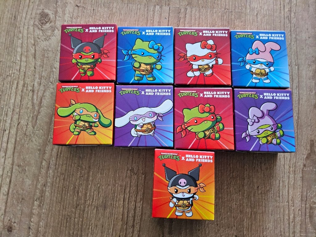 9 McDonald's Hello Kitty Teenage Mutant Ninja Turtles 2025, Ophalen, Nieuw