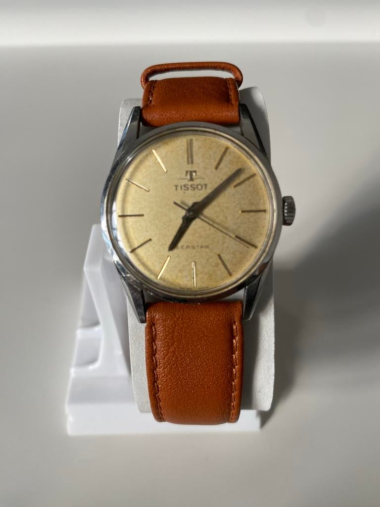 Tissot Seastar Vintage Polshorloge - Klassiek Design Top, Ophalen of Verzenden, Gebruikt