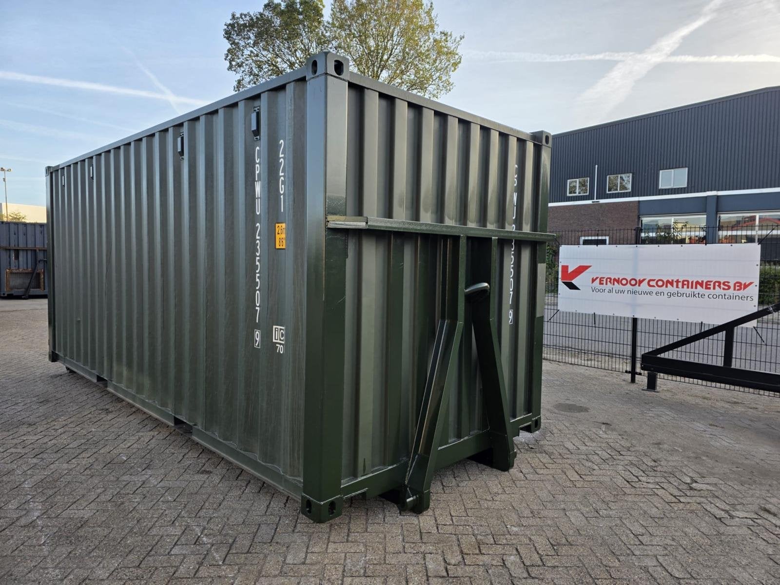 VERNOOY Vernooy 20FT 8.6 235507 NIEUW / ONE WAY MET SLEDE, Vernooy Containers B.V., Dave@vernooy.nl, Kellensedwarsweg 9
4004 JC  Tiel, NL