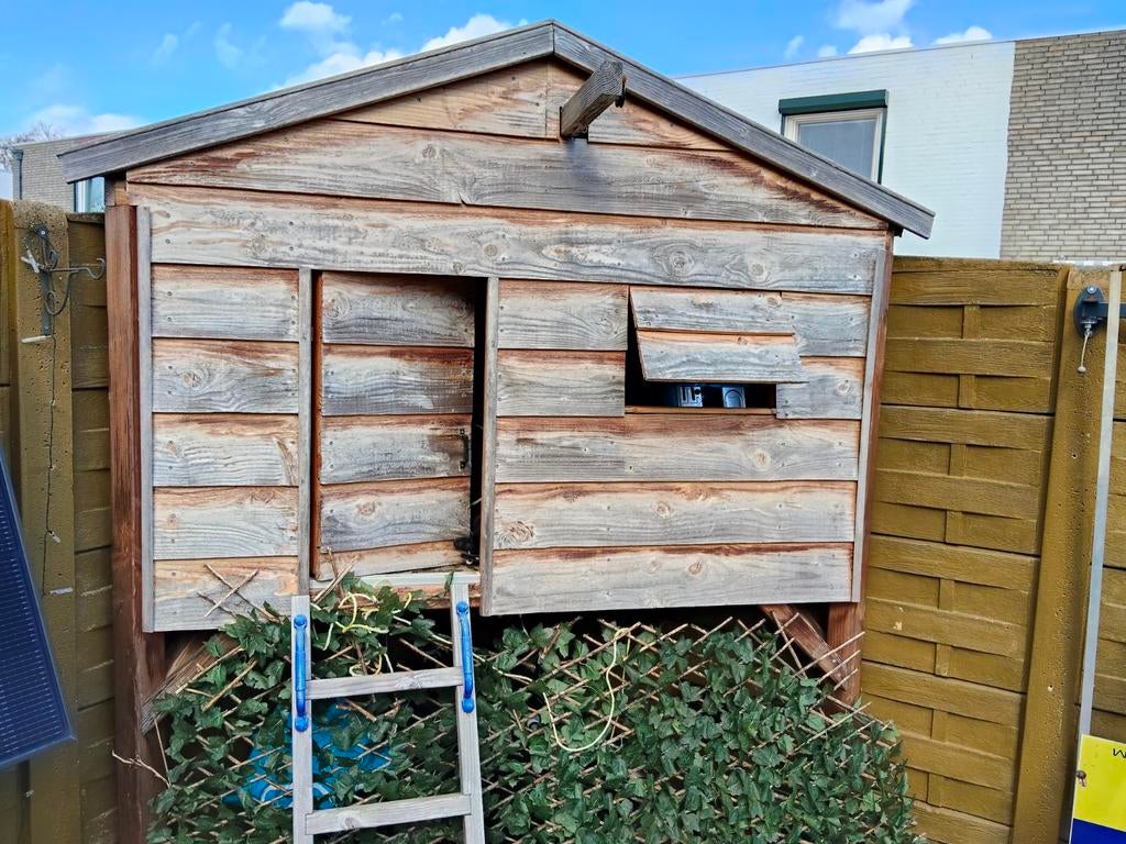 Houten Speelhuisje / Tuinhuisje, Ophalen, Gebruikt, Hout